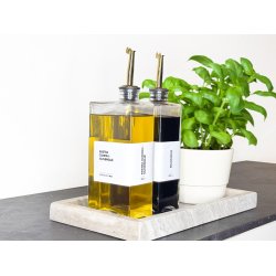 Olieflaskes�t med 6 labels