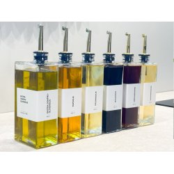 Olieflaskes�t med 6 labels