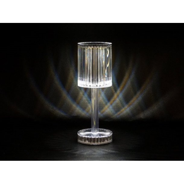 Crystal Touch genopladelig LED lampe 