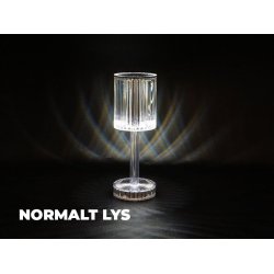 Crystal Touch genopladelig LED lampe 