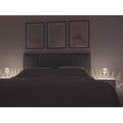 Crystal Touch genopladelig LED lampe 