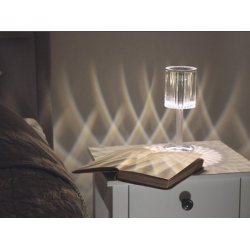 Crystal Touch genopladelig LED lampe 