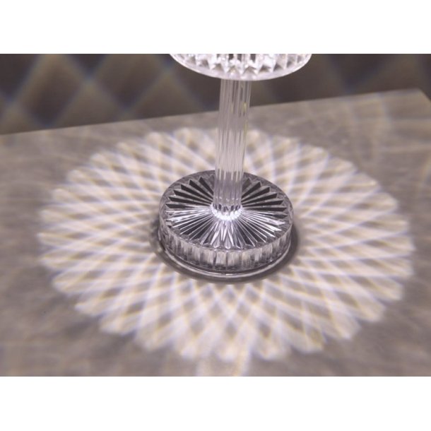 Crystal Touch genopladelig LED lampe 