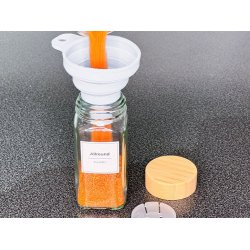 12 Krydderiglas med labels