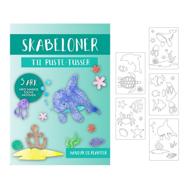 Skabeloner til puste-tusser