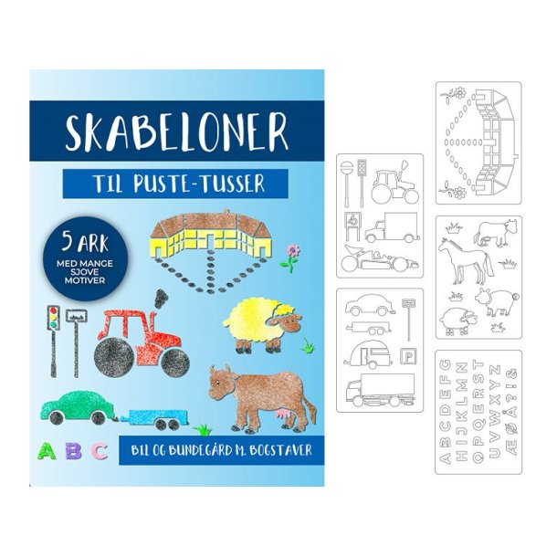 Skabeloner til puste-tusser