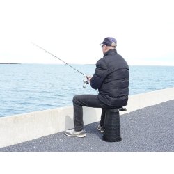 Teleskopstol - Foldbar stol med justerbar brestrop