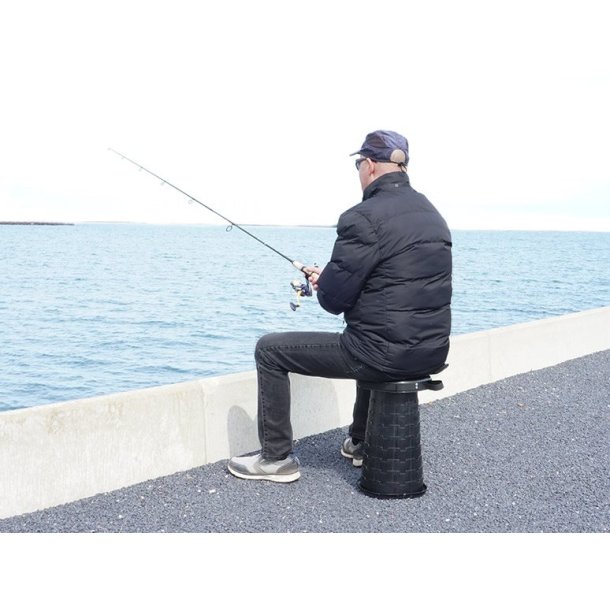 Teleskopstol - Foldbar stol med justerbar brestrop