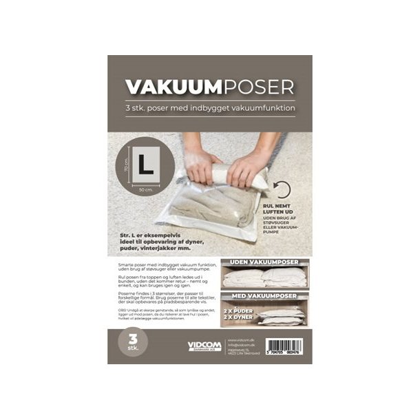 Vakuumposer 3 stk. 