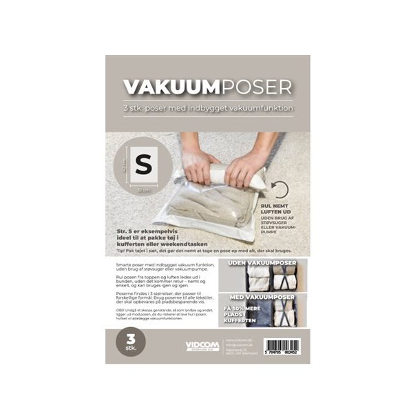Vakuumposer 3 stk. 